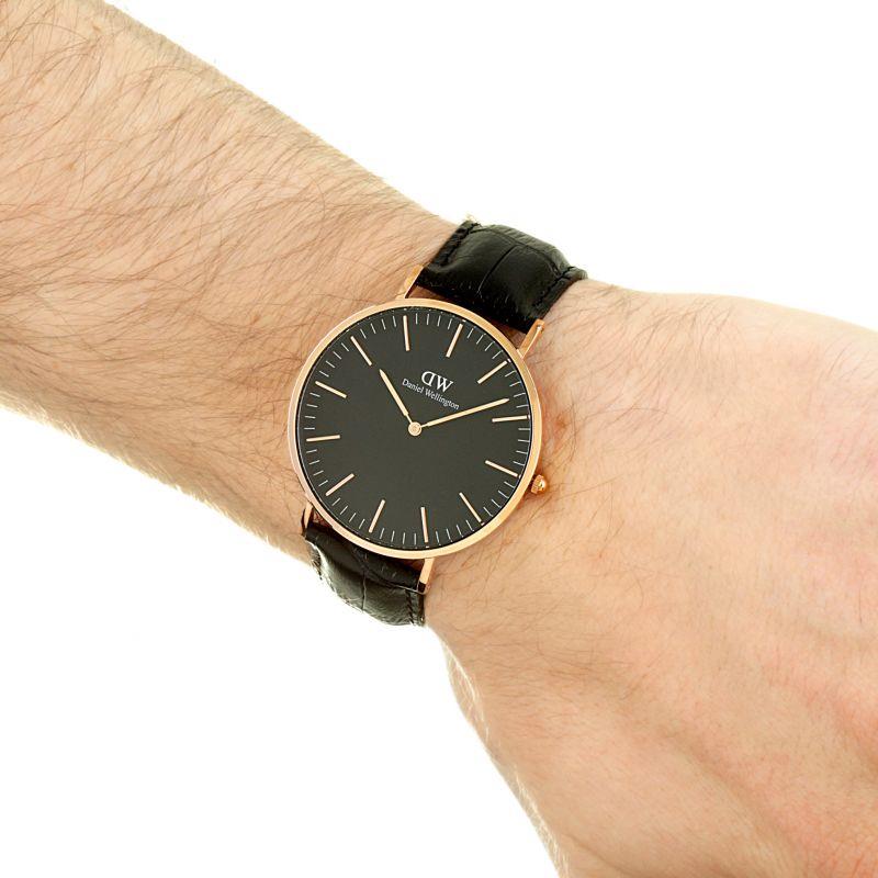 Daniel Wellington DW00100129 Classic Black Reading 40 Mm Mens Watch Daniel Wellington DW00100129 Classic Black Reading 40 Mm Mens Watch
